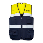 Colete de trabalho, alta visibilidade, multibolsos 200 g/m2 Roly Beta vista principal