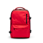 Mochila de viagem de poliéster reciclado hidrorrepelente PC 16” cor vermelho segunda vista