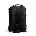 Mochila desportiva de crossfit de poliéster com bolso antirroubo cor preto vista detalhe 2