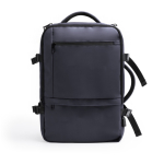 Mochila de viagem, pele de PU extensível com bolso para portátil 17” segunda vista