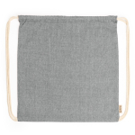 Mochila ecológica de cordão com acabamento marmoreado 120 g/m2 cor preto segunda vista