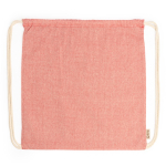 Mochila ecológica de cordão com acabamento marmoreado 120 g/m2 cor vermelho segunda vista