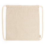 Mochila ecológica de cordão com acabamento marmoreado 120 g/m2 cor natural segunda vista