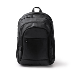 Mochila de nylon 600D com costas acolchoadas e alças ajustáveis 15” cor preto segunda vista