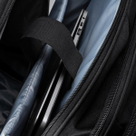 Trolley que se converte em mochila de poliéster 300D para PC 17” cor preto vista detalhe 2