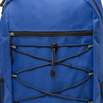 Mochila desportiva de poliéster 600D com fecho de correr frontal cor vermelho vista detalhe 1