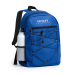 Mochila desportiva de poliéster 600D com fecho de correr frontal cor vermelho vista detalhe 5