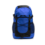 Mochila desportiva de nylon com bolsos laterais de rede cor azul real segunda vista