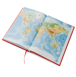 Agenda com capa acolchoada com relevo e marca-página A5 cor vermelho vista detalhe 3