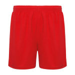Calções desportivos sem cuecas interiores 140 g/m2 Roly Direct Player cor vermelho segunda vista