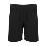 Calções desportivos de poliéster 140 g/m2 Roly Direct Dortmund cor preto segunda vista