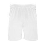 Calções desportivos de poliéster 140 g/m2 Roly Direct Dortmund cor branco segunda vista