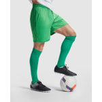 Calções desportivos de poliéster 140 g/m2 Roly Direct Dortmund cor verde terceira vista de uso
