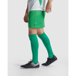 Calções desportivos de poliéster 140 g/m2 Roly Direct Dortmund cor verde quinta vista de uso