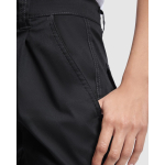 Calças de trabalho com elastano para mulher 250 g/m2 Roly Daily Stretch cor preto vista detalhe 2