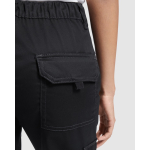 Calças de trabalho com elastano para mulher 250 g/m2 Roly Daily Stretch cor preto vista detalhe 3