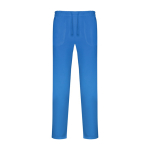 Calças sanitárias unissexo com corte direito 195 g/m2 Roly Care cor azul bondi segunda vista