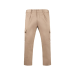 Calças de trabalho de poliéster e algodão 240 g/m2 Roly Daily cor camel segunda vista