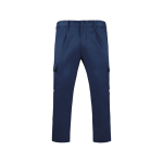 Calças de trabalho de poliéster e algodão 240 g/m2 Roly Daily cor azul-marinho segunda vista