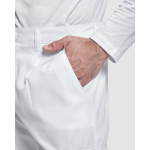 Calças de trabalho de poliéster e algodão de corte direito 210 g/m2 Roly Pintor cor branco vista detalhe 1