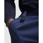 Calças de trabalho com bolsos de poliéster e algodão 245 g/m2 Roly Protect cor azul-marinho vista detalhe 3