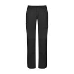 Calças de trabalho de poliéster e algodão para mulher 240 g/m2 Roly Daily cor preto segunda vista