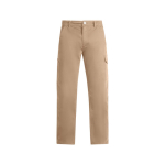 Calças de trabalho de algodão e elastano para homem 300 g/m2 Roly Fonta cor camel segunda vista