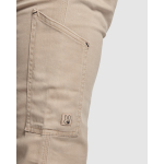 Calças de trabalho de algodão e elastano para homem 300 g/m2 Roly Fonta cor camel vista detalhe 2