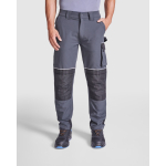 Calças de trabalho, multibolsos com elastano 260 g/m2 Roly Wall cor preto primeira vista de uso