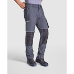Calças de trabalho, multibolsos com elastano 260 g/m2 Roly Wall cor preto sétima visto de uso