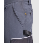 Calças de trabalho, multibolsos com elastano 260 g/m2 Roly Wall cor preto vista detalhe 1