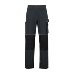 Calças de trabalho, multibolsos com elastano 260 g/m2 Roly Wall cor cinzento topo segunda vista