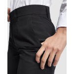 Calças de trabalho para hotelaria para mulher 190 g/m2 Roly Waitress cor preto vista detalhe 1