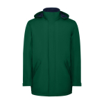 Parka de poliéster reciclado impermeável 400 g/m2 Roly Direct America cor verde garrafa segunda vista
