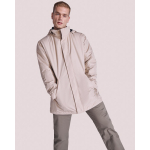 Parka de poliéster reciclado impermeável 400 g/m2 Roly Direct America cor areia sexta vista de uso