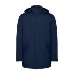 Parka de poliéster reciclado impermeável 400 g/m2 Roly Direct America cor azul-marinho segunda vista