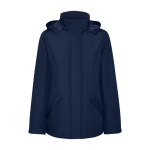 Parka de poliéster reciclado para mulher 400 g/m2 Roly Direct America cor azul-marinho segunda vista