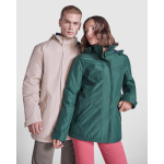 Parka de poliéster reciclado para mulher 400 g/m2 Roly Direct America cor azul-marinho terceira vista de uso