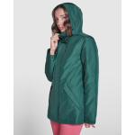 Parka de poliéster reciclado para mulher 400 g/m2 Roly Direct America cor azul-marinho sexta vista de uso