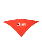 Clássico lenço triangular de poliéster em cores vibrantes vista principal