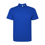 Polo técnico de manga curta, poliéster reciclado 125 g/m2 Roly Direct Tormo cor azul real segunda vista