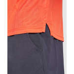 Polo técnico de manga curta, poliéster reciclado 125 g/m2 Roly Direct Tormo cor cor-de-laranja escuro vista detalhe 3