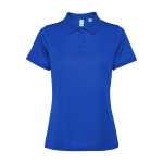 Polo técnico de poliéster reciclado para mulher 125 g/m2 Roly Direct Tormo cor azul real segunda vista