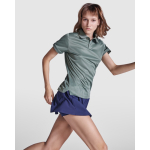 Polo técnico de poliéster reciclado para mulher 125 g/m2 Roly Direct Tormo cor verde oliva quarta vista de uso