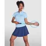 Polo técnico de poliéster piqué para mulher 150 g/m2 Roly Direct Monzha cor branco primeira vista de uso