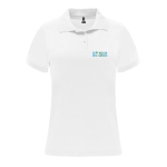 Polo técnico de poliéster piqué para mulher 150 g/m2 Roly Direct Monzha vista principal