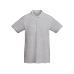Polo de manga curta de algodão orgânico 210 g/m2 Roly Direct Prince cor cinzento-claro segunda vista