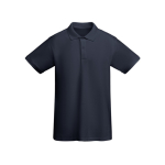 Polo de manga curta de algodão orgânico 210 g/m2 Roly Direct Prince cor azul-marinho segunda vista