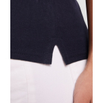 Polo de algodão orgânico para mulher 210 g/m2 Roly Direct Prince cor vermelho vista detalhe 2
