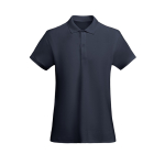 Polo de algodão orgânico para mulher 210 g/m2 Roly Direct Prince cor azul-marinho segunda vista